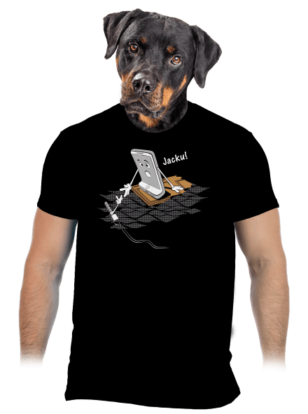 Jacku pánské tričko Black