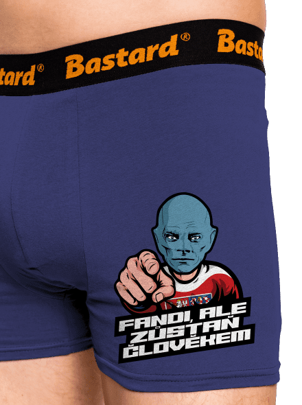 Fandi, ale zůstaň Fantomasem boxerky Blue Navy