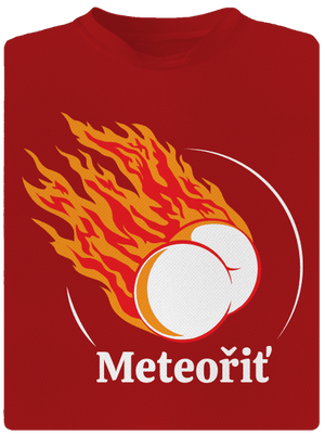 Meteořiť pánské sportovní tričko Red Mal