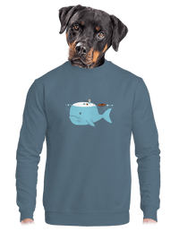 unisex mikina bez kapuce