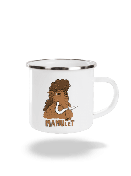 Mamulet plecháček White