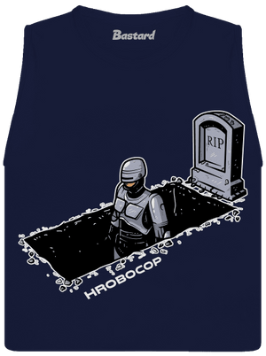 Hrobocop dámské tílko volné Navy