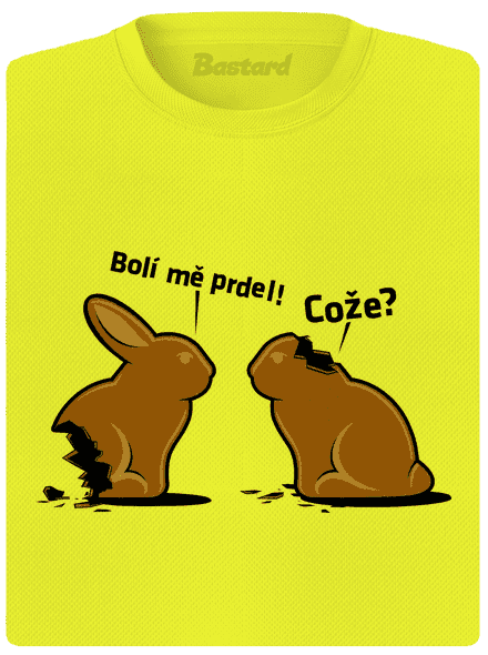 Bolí mě prdel dámské sportovní tričko Neon Yellow