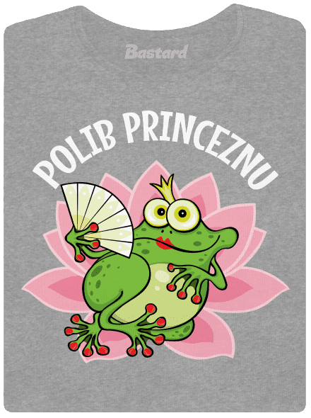 Polib princeznu a prince dámské tričko Dark Gray Melange