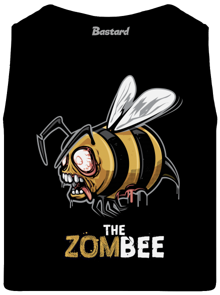 ZomBee - žlutá pánské tílko Black