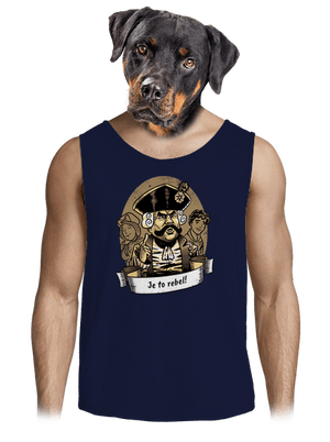 B14: S čerty nejsou žerty pánské tílko French Navy