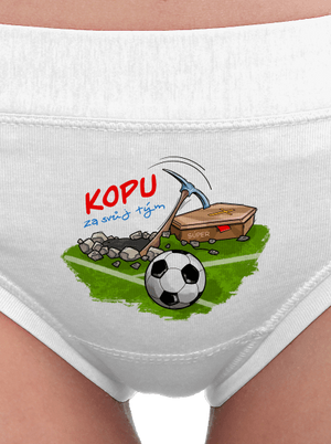 Kopu za svůj tým dámské kalhotky White