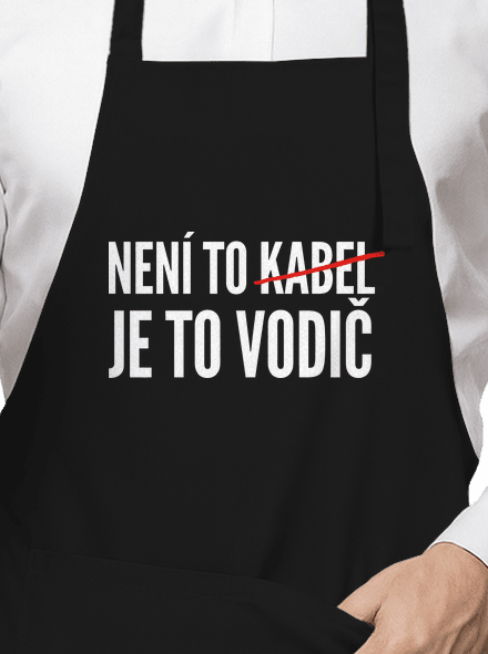 Je to vodič zástěra Black