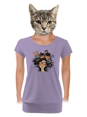 dámské tričko s lemem