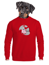 unisex mikina bez kapuce