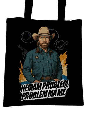 B19: Chuck Norris z Walker, Texas Ranger taška Black