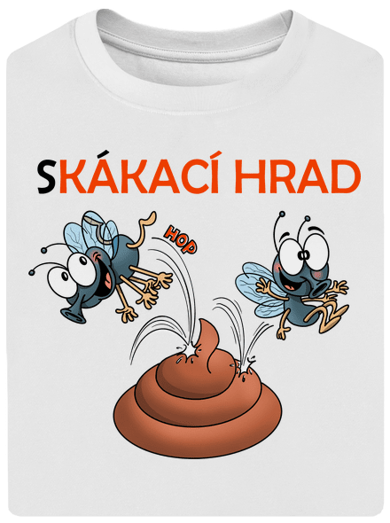 Skákací hrad unisex tričko oversized White