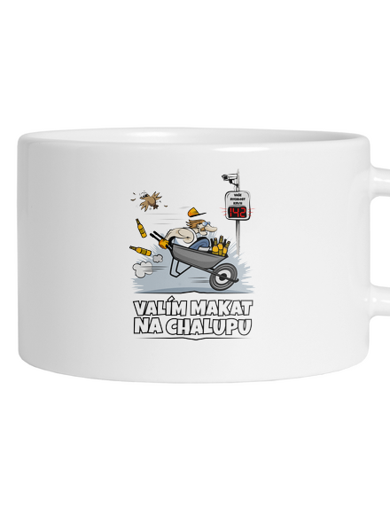 Valím na chalupu hrnek makronka White