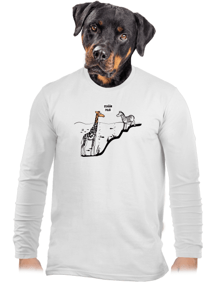 Stačím, pojď pánské dlouhý rukáv White