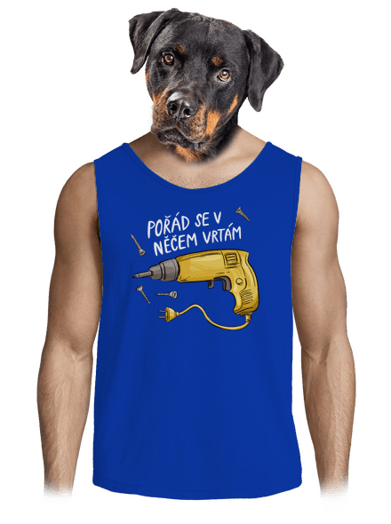 Vrtám pánské tílko Royal Blue