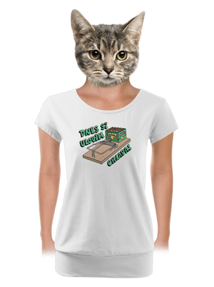 dámské tričko s lemem