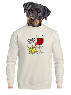 unisex mikina bez kapuce