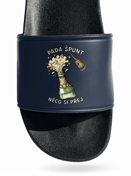 Padá špunt pantofle Navy