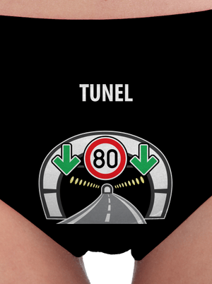 Vjezd do tunelu dámské kalhotky Black