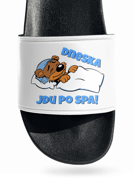 Dneska jdu po spa pantofle White
