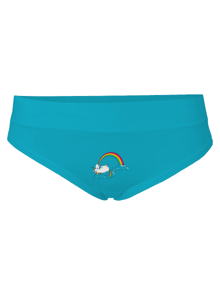 Tajemství duhy dámské kalhotky Turquoise
