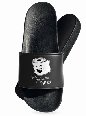 Prdel pantofle Black