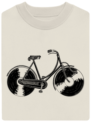 Gramofonové kolo unisex mikina bez kapuce Off White