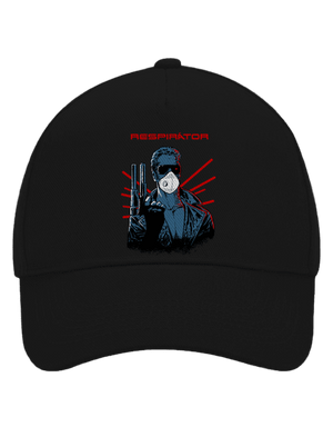 Respirátor kšiltovka baseballka Black