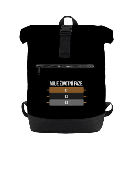 Moje životní fáze batoh Black