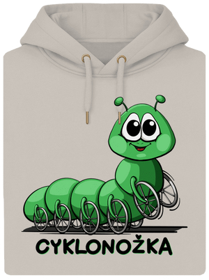 Cyklonožka unisex mikina premium Pastel Macchiato