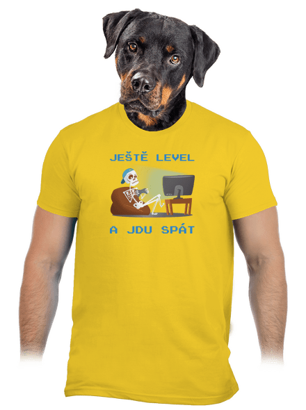 Ještě level pánské tričko Gold
