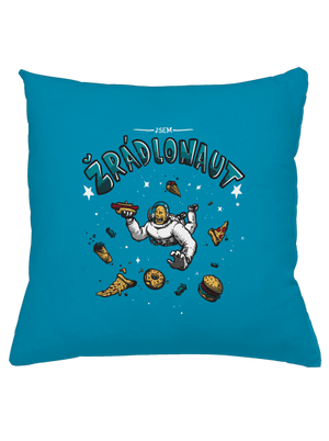 Žrádlonaut polštář Blue Turquoise