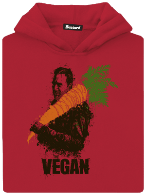 Vegan dětská mikina klokanka Fire Red