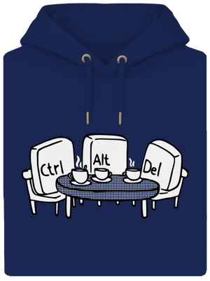 Nerozluční kamarádi unisex mikina premium Navy