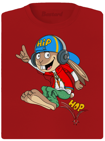 Hip hop dámské sportovní tričko Red Mal