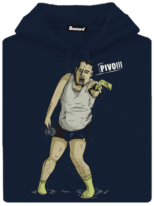 Beer zombie pánská mikina klokanka Navy