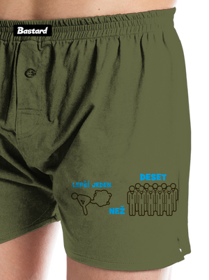 Jeden prd pánské trenky Khaki