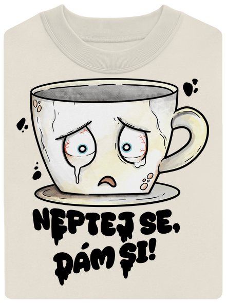 Neptej se, dám si unisex mikina bez kapuce Off White