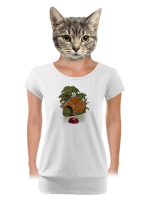 dámské tričko s lemem