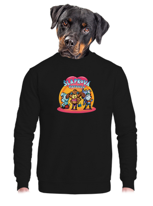 unisex mikina bez kapuce