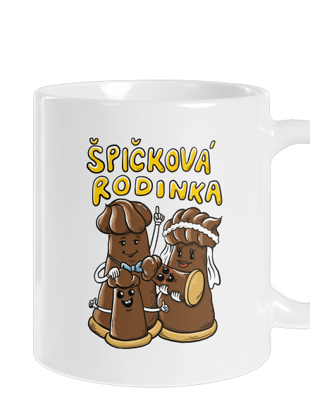 Špičková rodina II klasický hrnek White