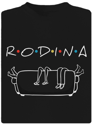 Rodina dětské sportovní tričko Black