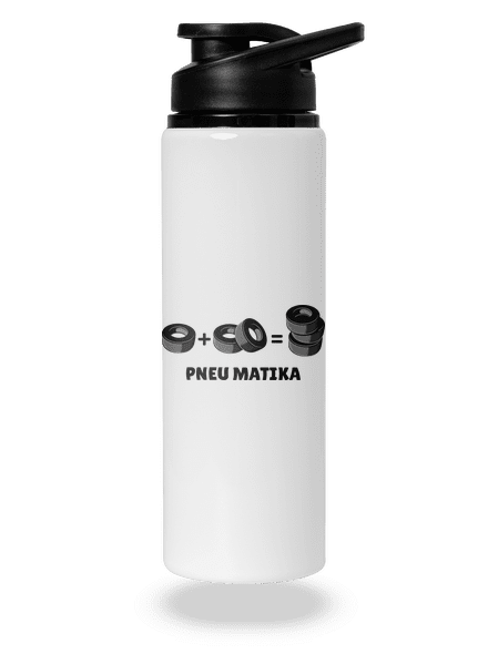 Pneu Matika lahev na vodu White