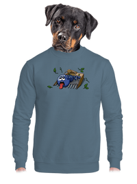 unisex mikina bez kapuce