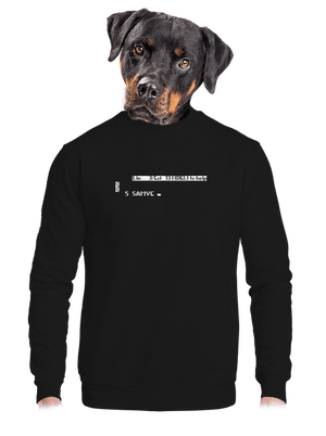 unisex mikina bez kapuce