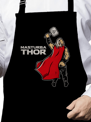 Masturbathor zástěra Black