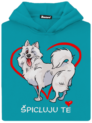 Špicluju tě dětská mikina klokanka Hawaiian Blue