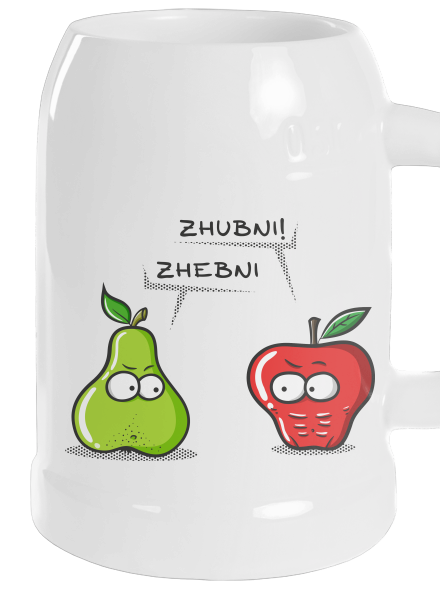 Zhubni! půllitr White