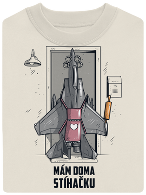 Stíhačka unisex mikina bez kapuce Off White