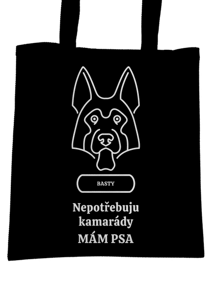Nemůžu, mám psa taška Black